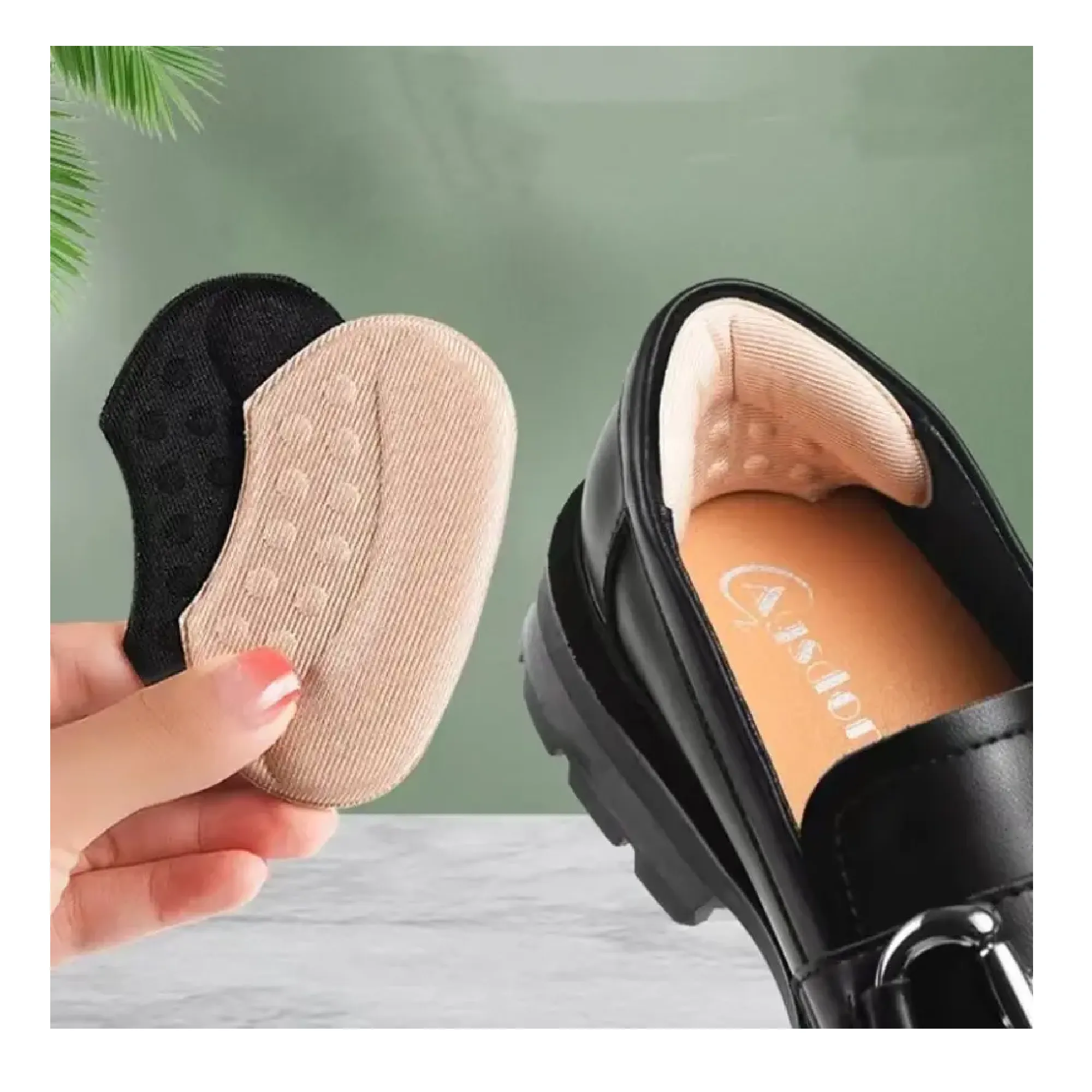 2pcs Shoe Heel Sticker, Heel Wear Pad, Insoles Sports Shoes Adjust Size Heel Liner, Grips Protector