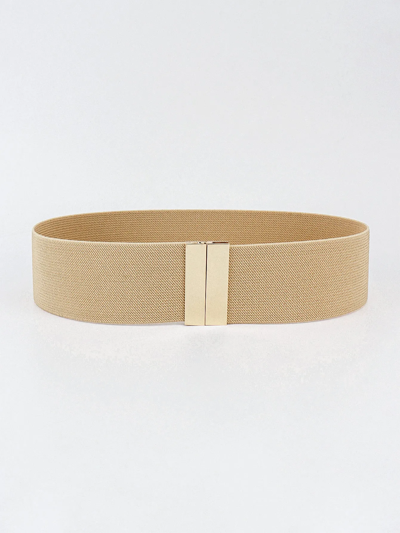 A World Full Of Trends Alloy Buckle Elastic Belt