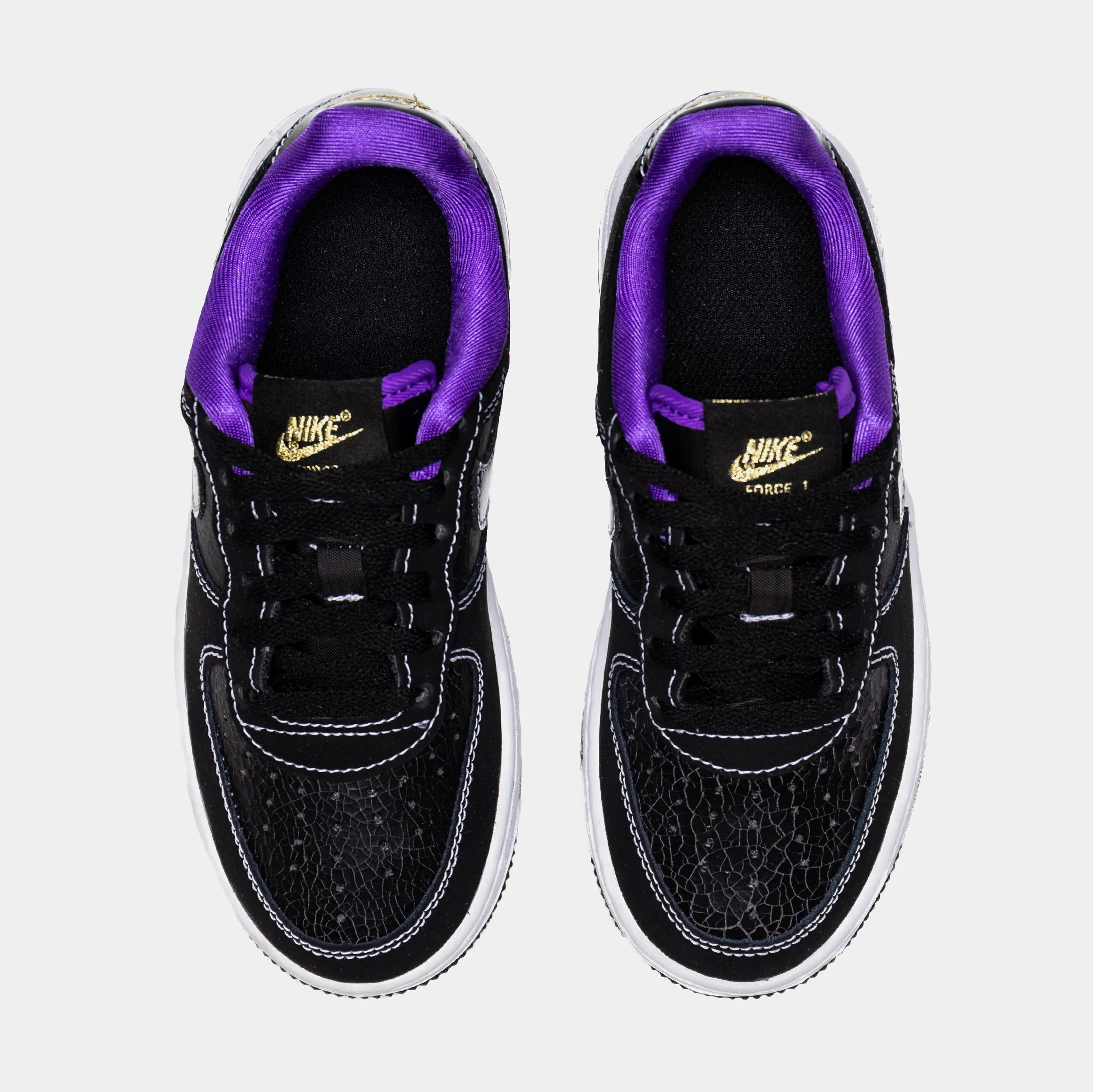 Air Force 1 LV8 Preschool Lifestyle Shoes (Black)