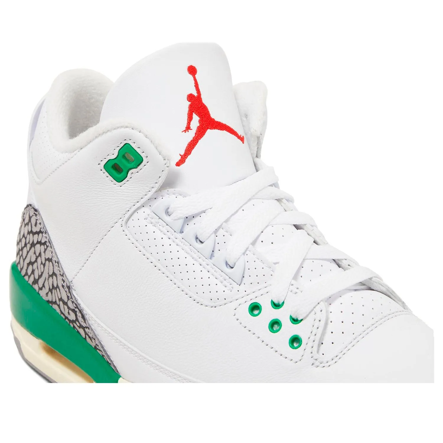 Air Jordan Wmns 3 Retro 'Lucky Green', White