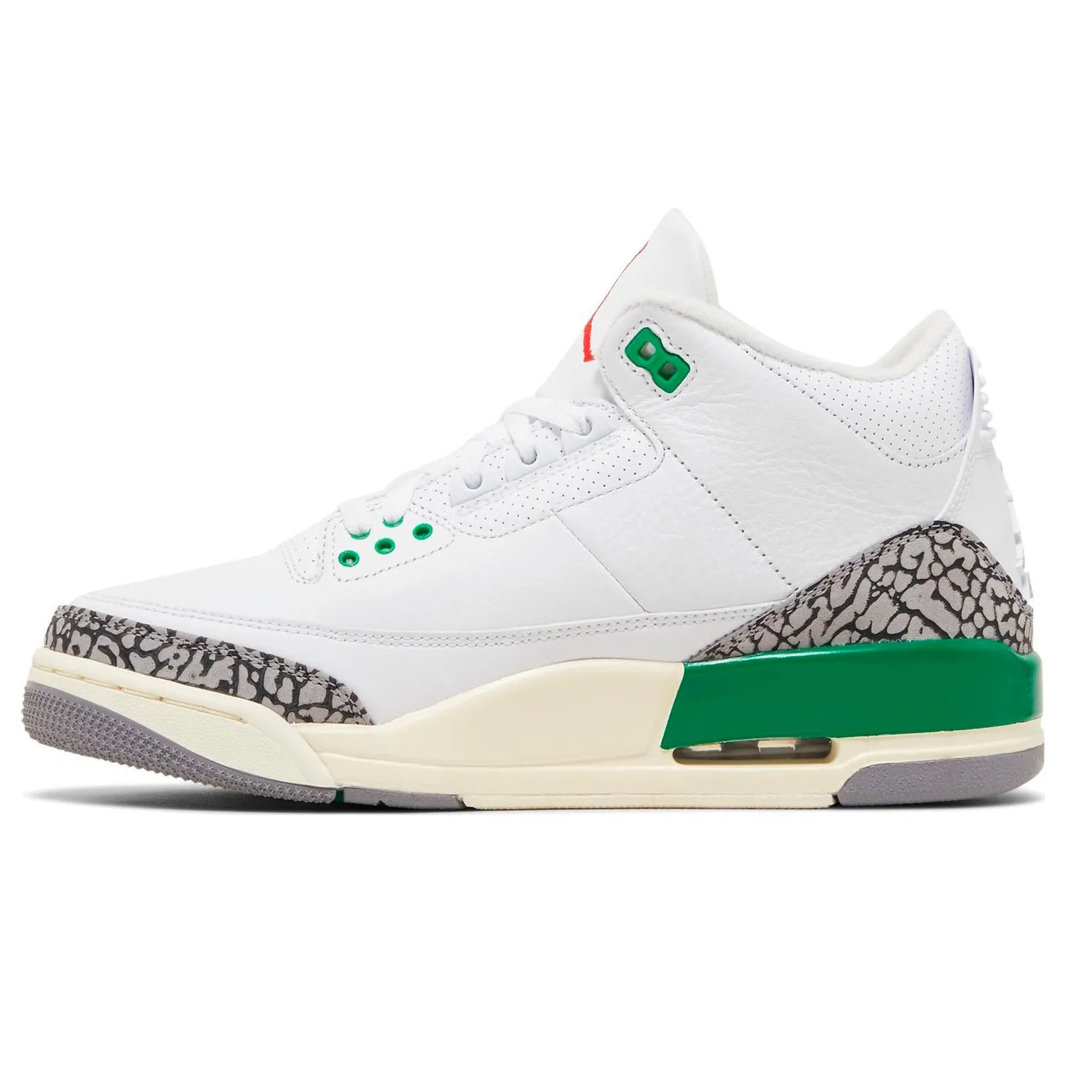 Air Jordan Wmns 3 Retro 'Lucky Green', White