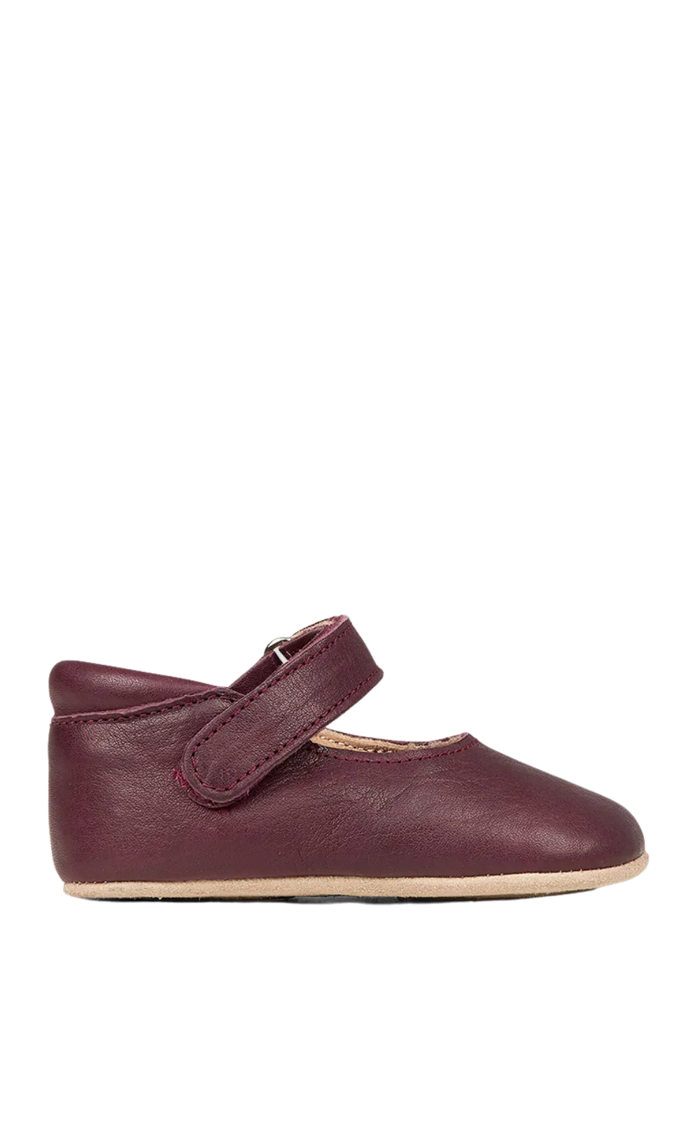 Ballerina Shoe with Velcro - Plum