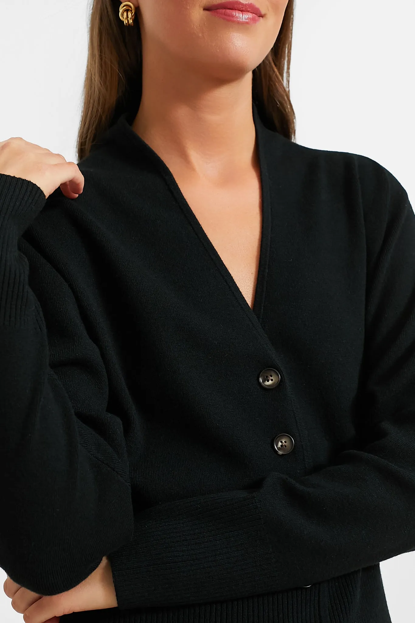 Black Knit Beverly Cardigan