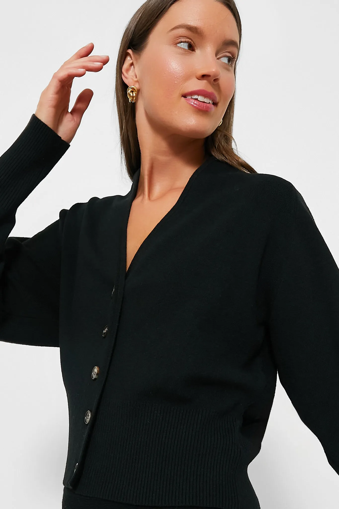 Black Knit Beverly Cardigan