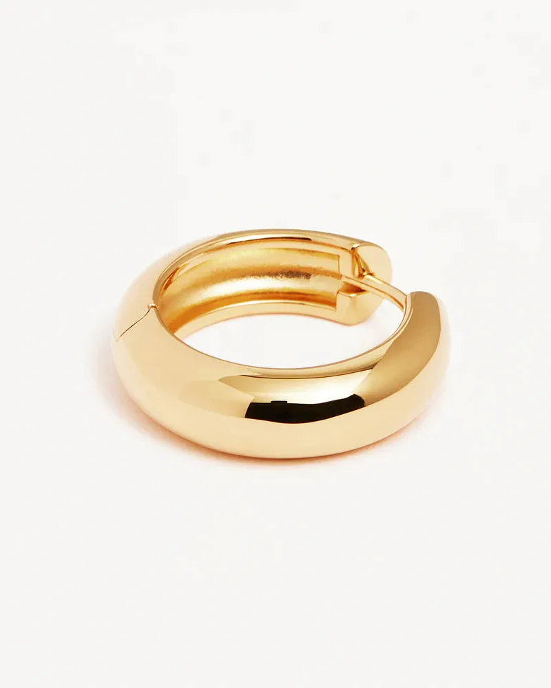 BOLD LARGE HOOPS | 18k Gold Vermeil