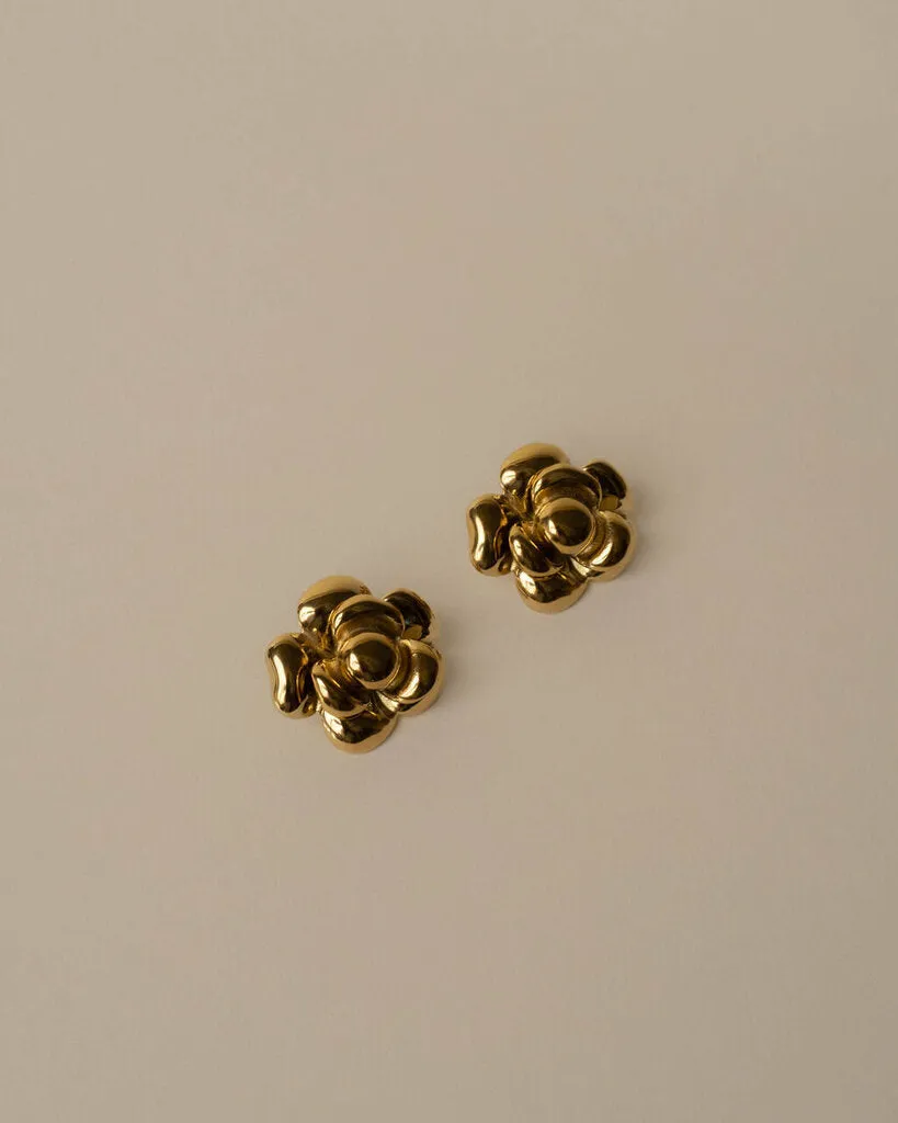 Bold Rosette Earrings