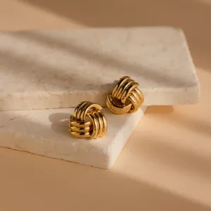 Bold Triple Knot Studs