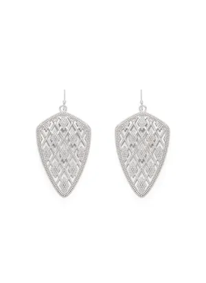 Chelsea Drop Earrings Silver