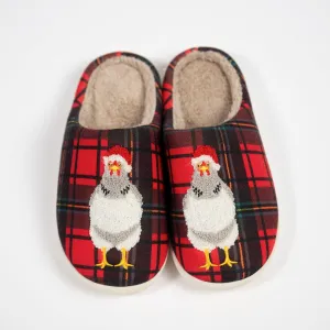 Christmas Chicken Slippers - Kids