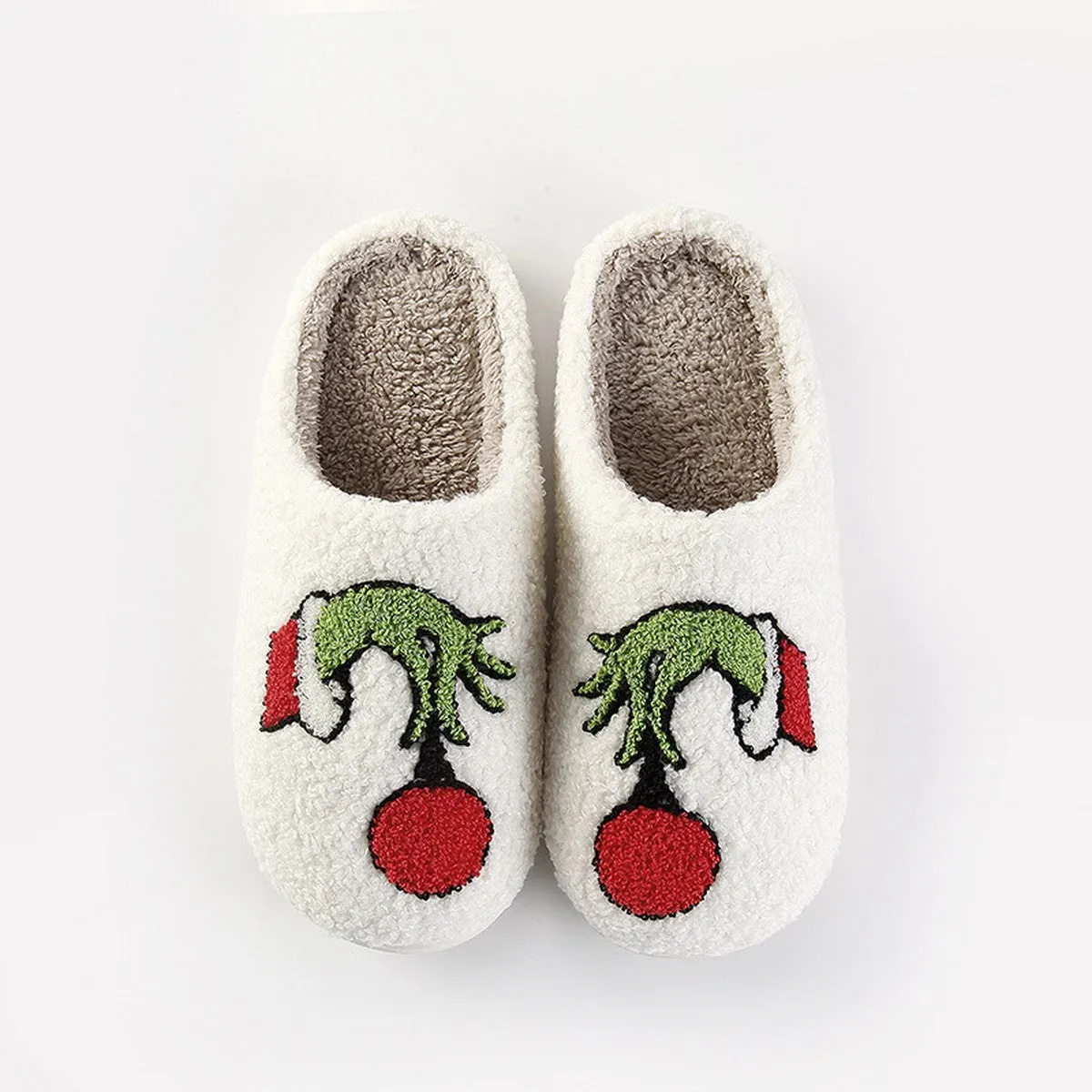 Christmas Grinch Slippers