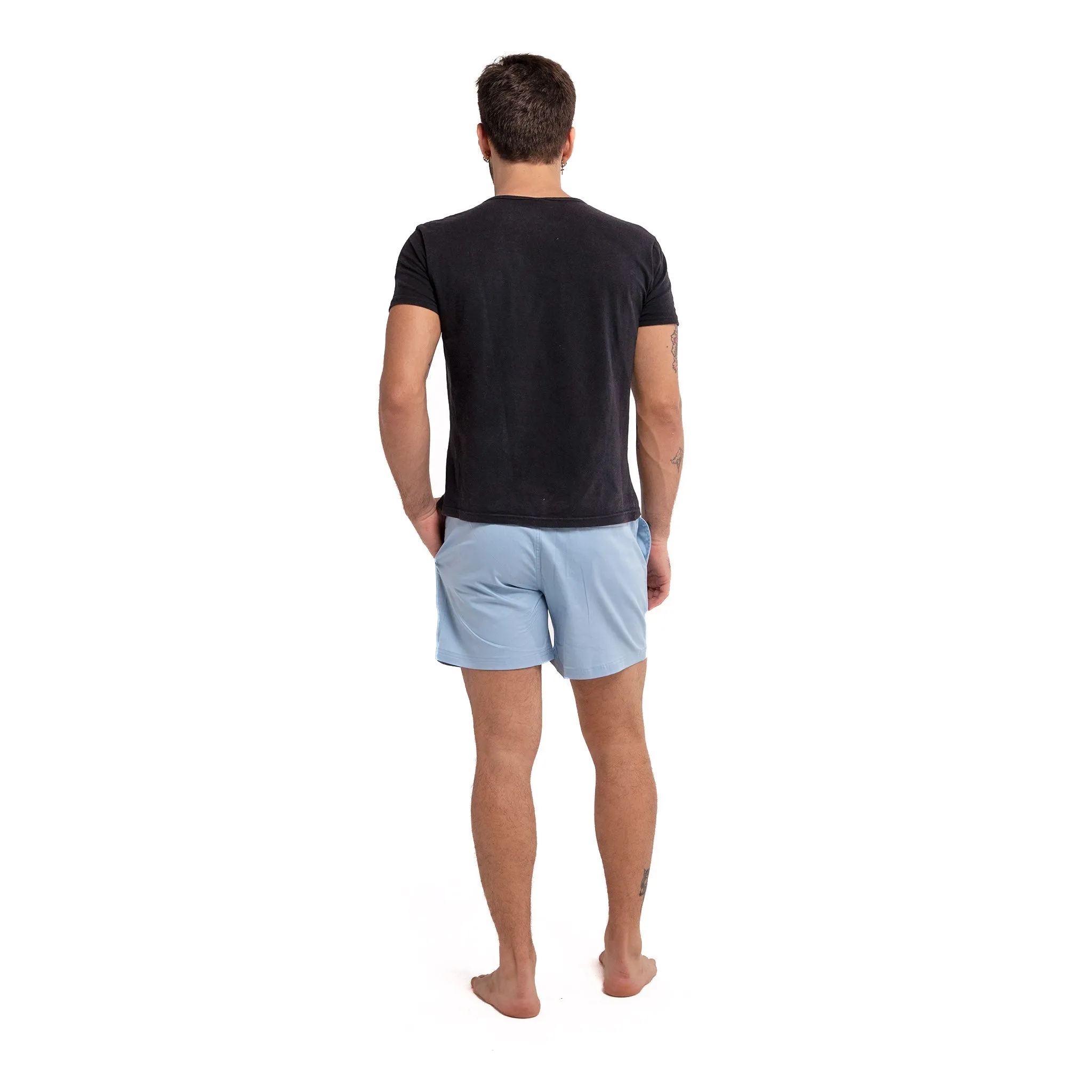 Cotton Shorts - Blue