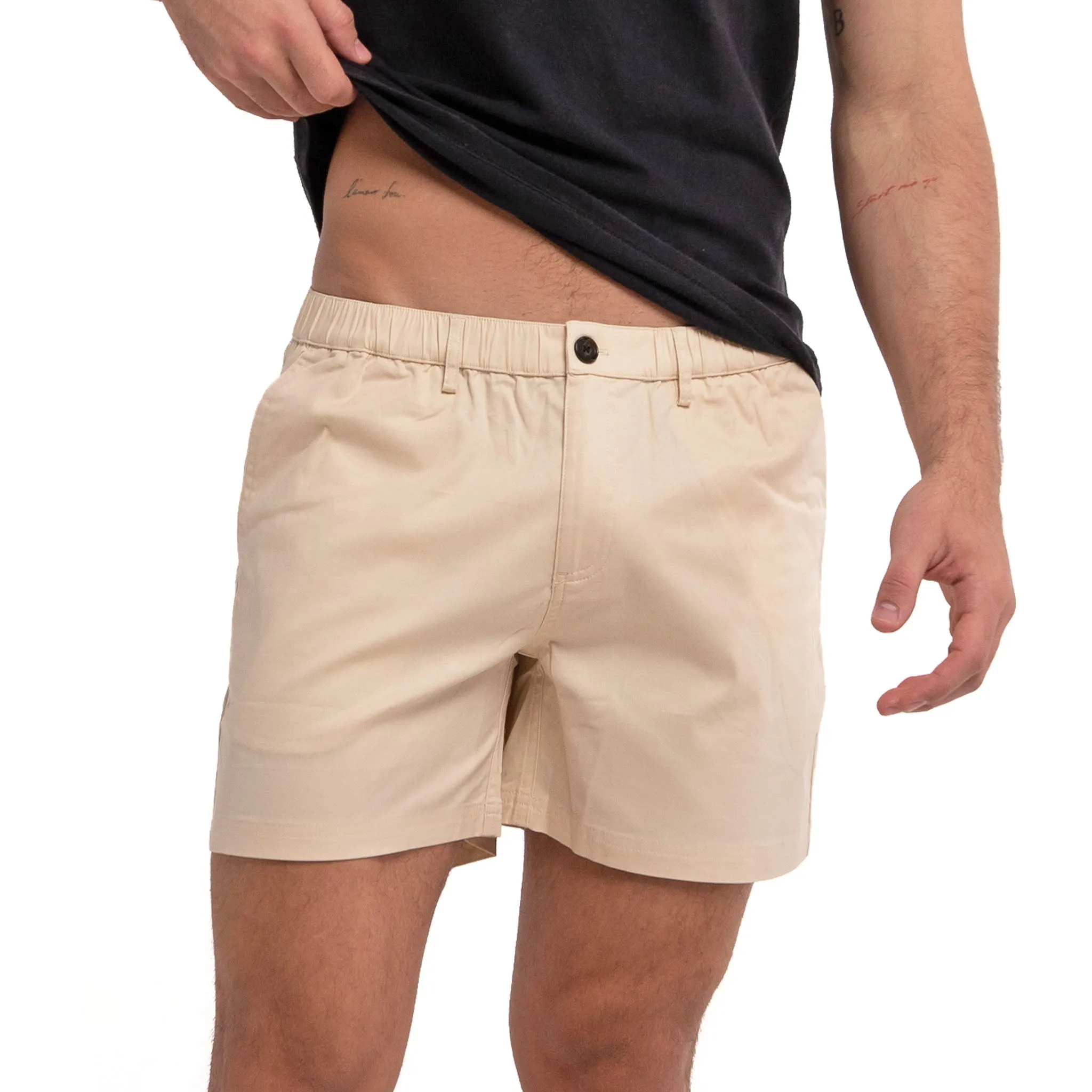 Cotton Shorts - Khaki