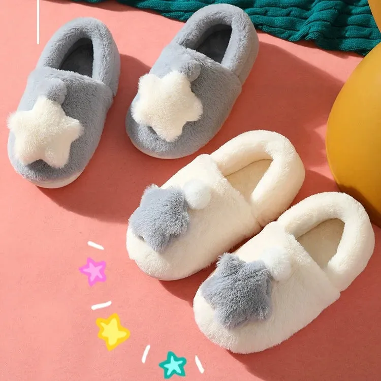 Cozy Plush Cotton Slippers for Women