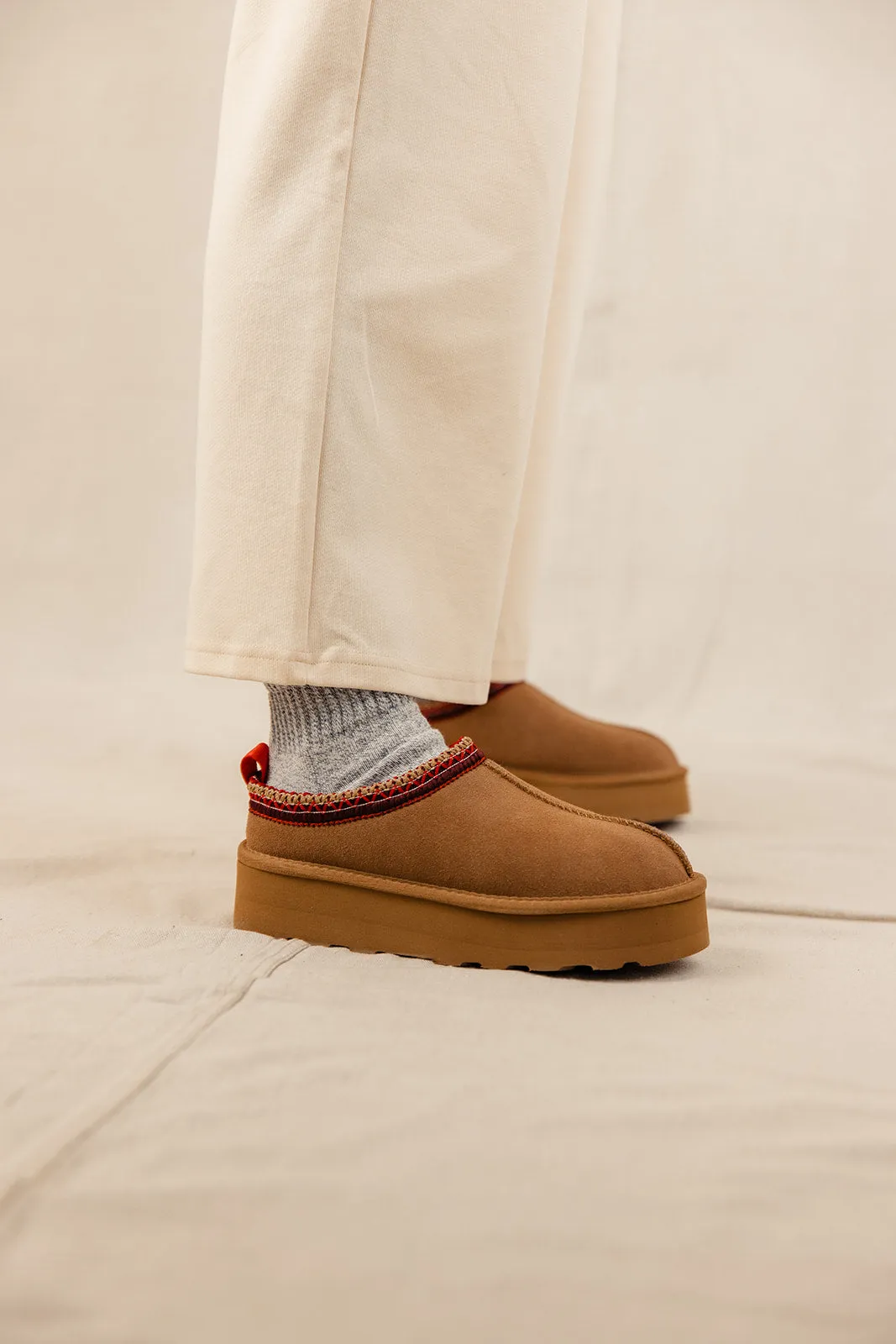 Cozy Up Platform Slippers