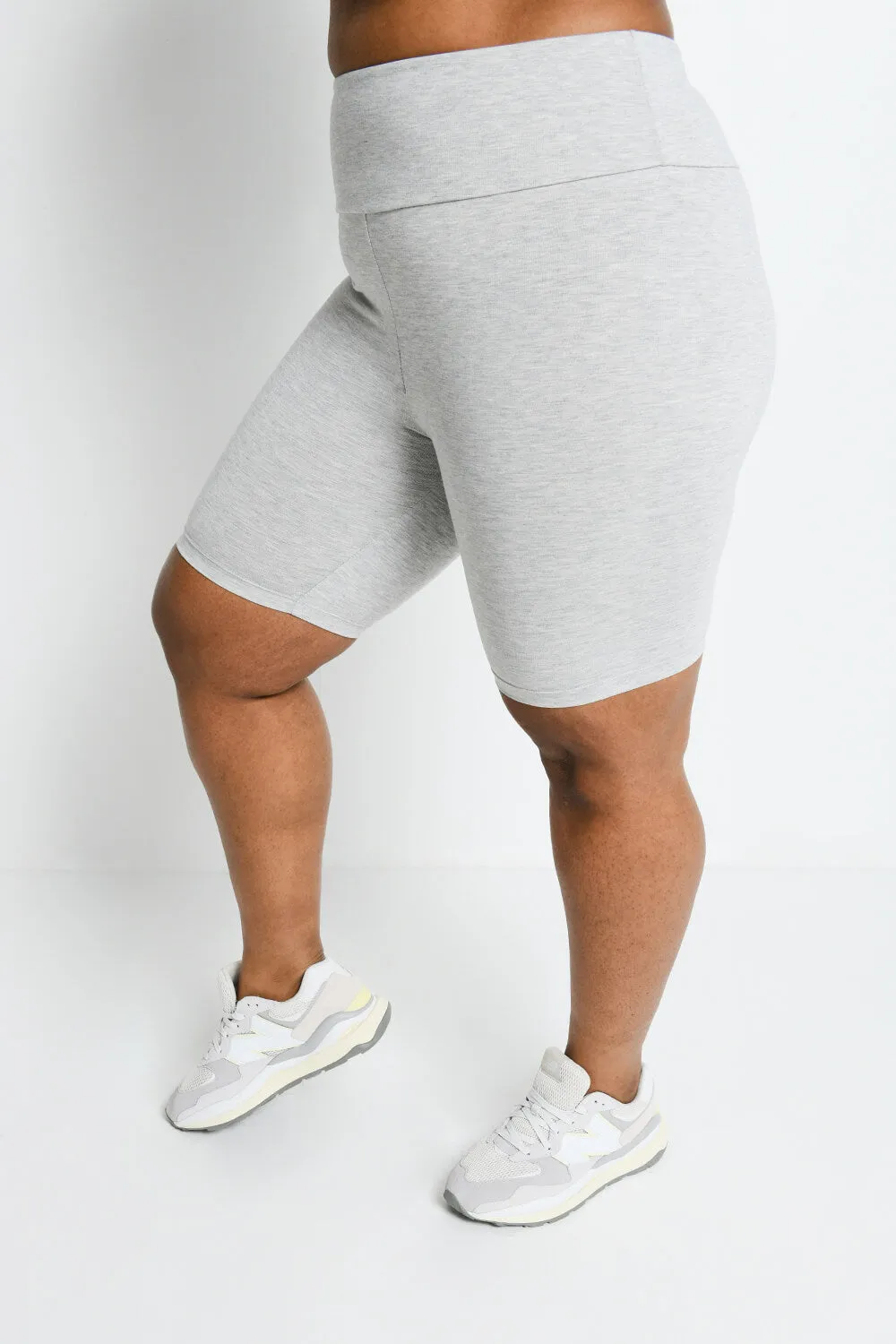 Curve Lightweight Everyday Cycling Shorts - Light Grey Marl