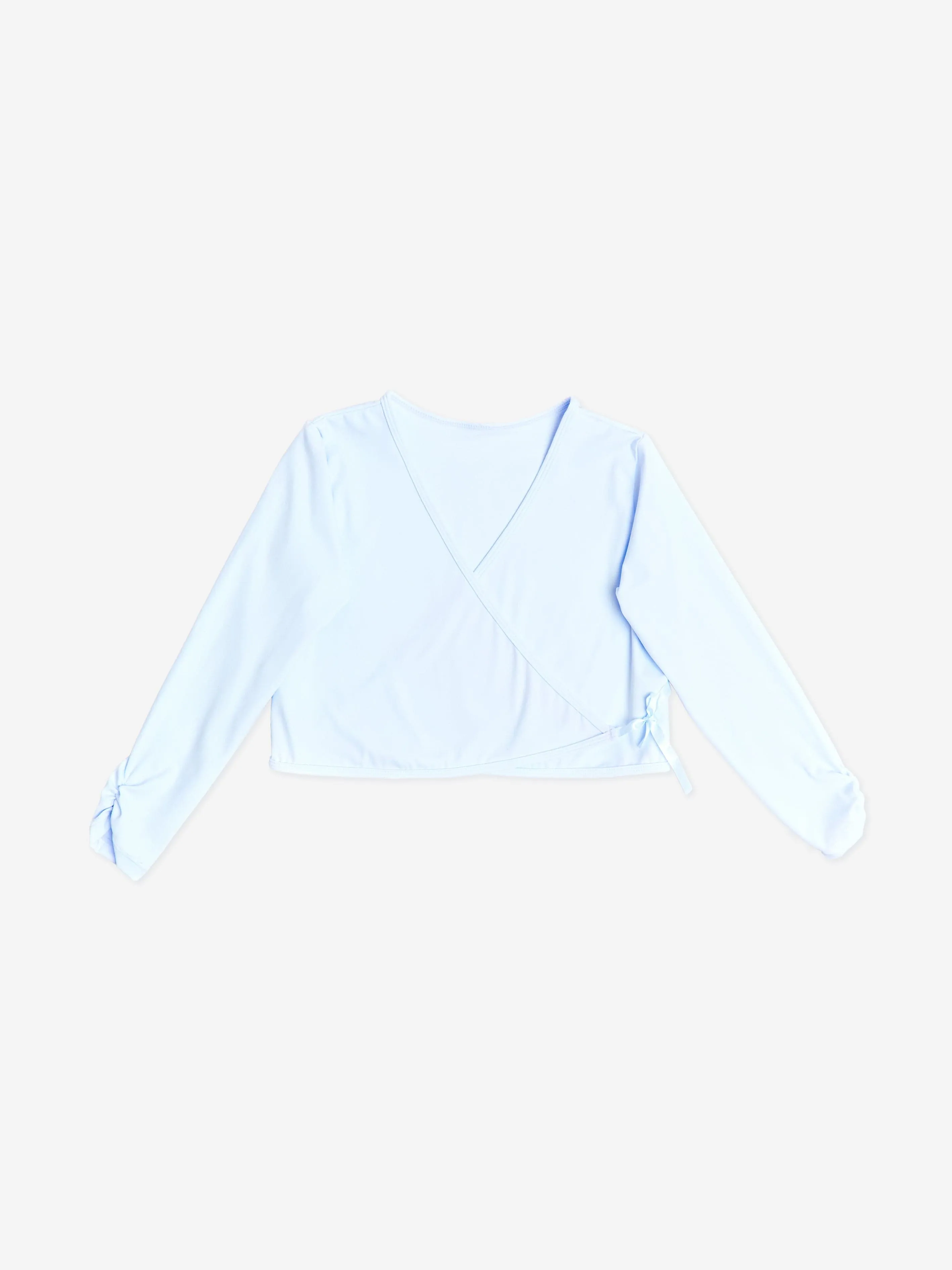 Danskin Girls Rhythm Wrap Top in Blue