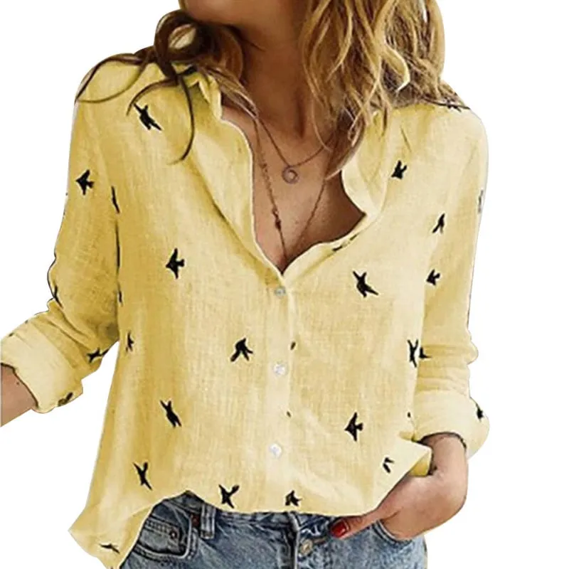 Elegant Button Lapel Cardigan Top