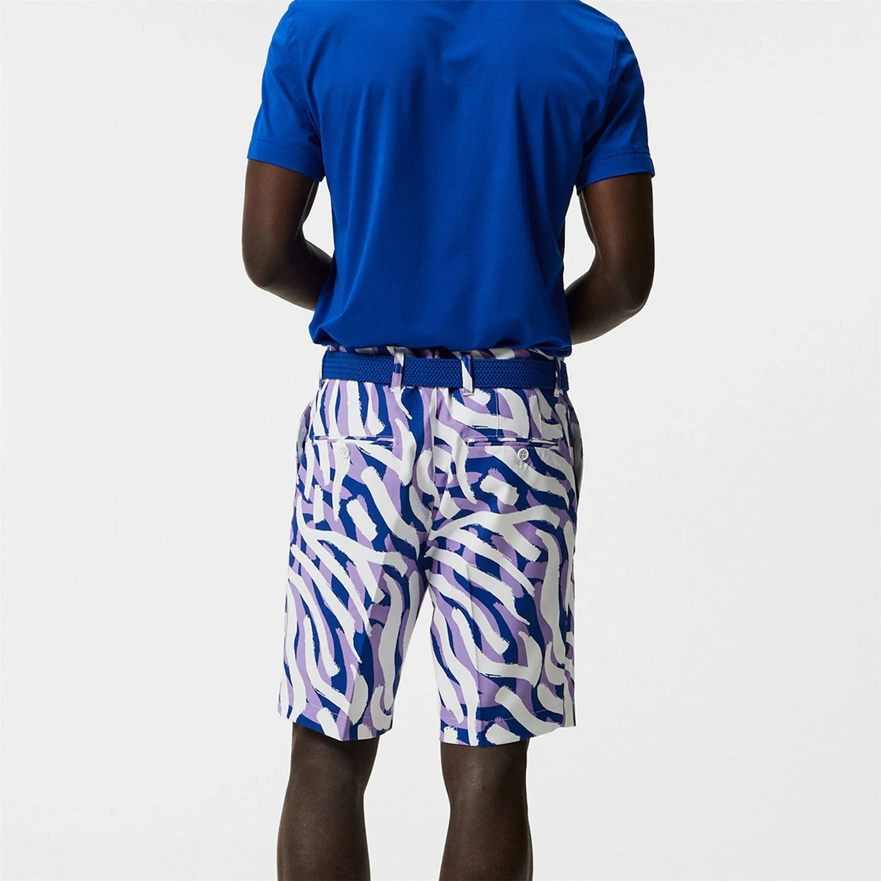 Eloy Print Shorts Purple Painted Zebra - SU23