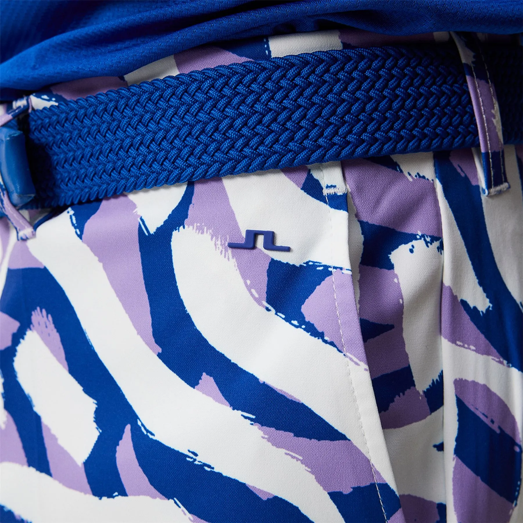 Eloy Print Shorts Purple Painted Zebra - SU23