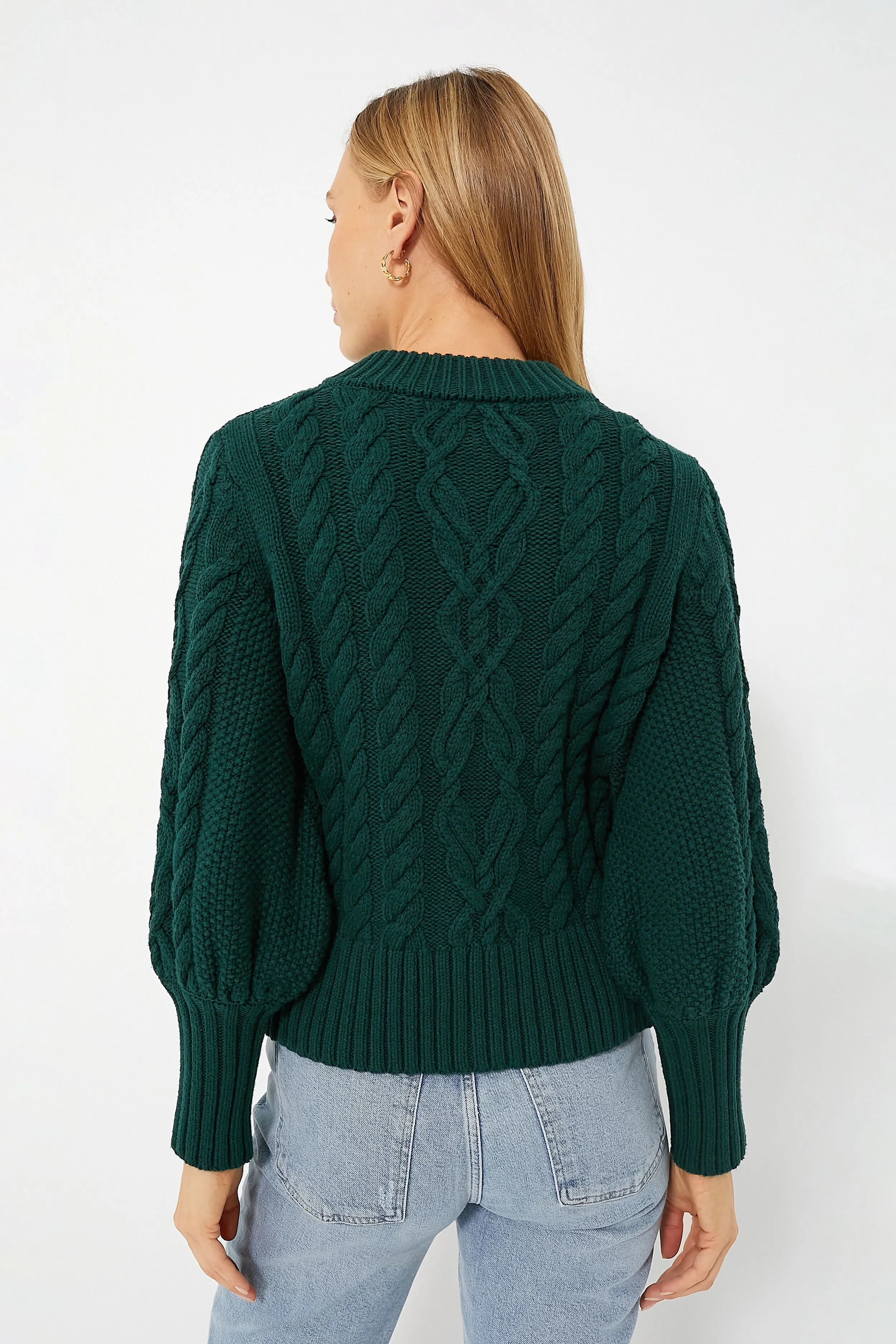 Evergreen Cotton Colette Cardigan