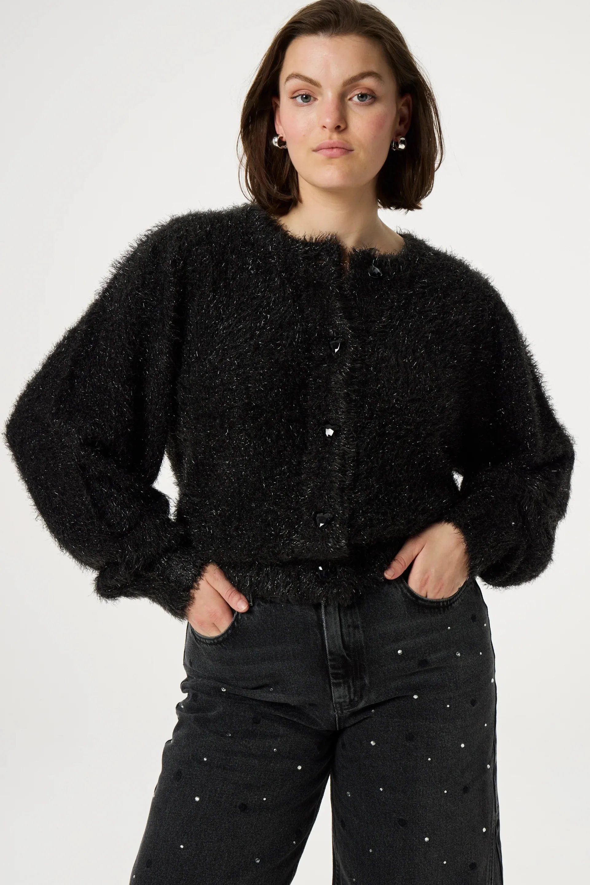 Fabienne Chapot Kitty Knit Cardigan Black