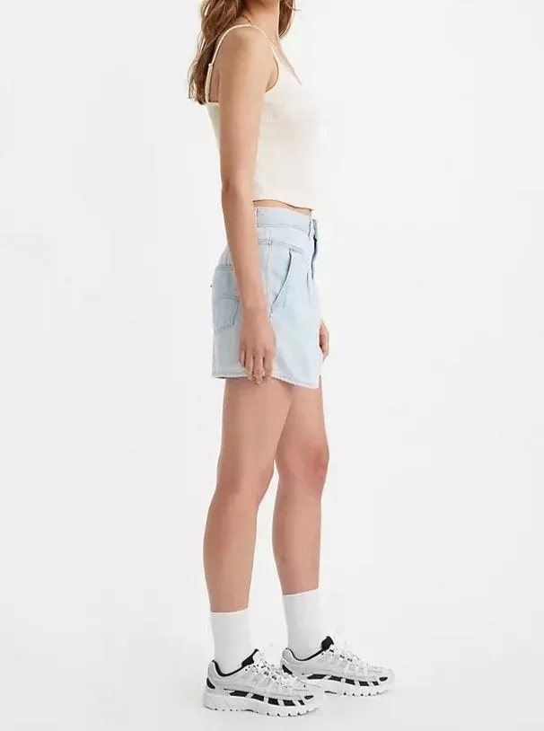 FEATHER WEIGHT MOM SHORT | POOLE PARTY - BLUE