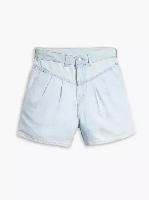 FEATHER WEIGHT MOM SHORT | POOLE PARTY - BLUE