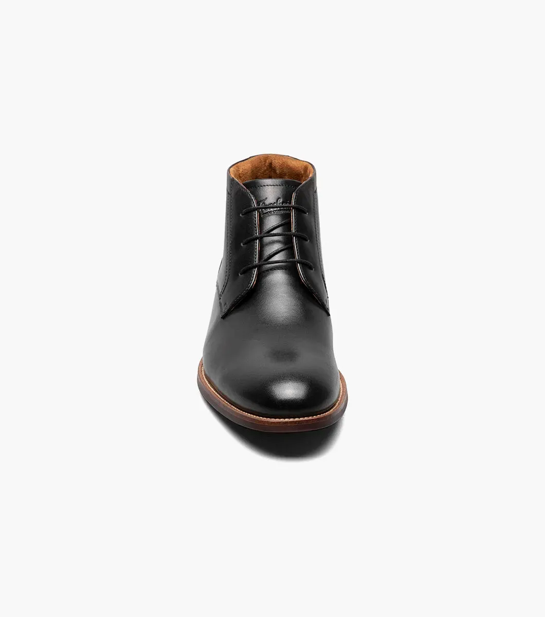 Florsheim "Rucci" Plain Toe Chukka Boot - Black