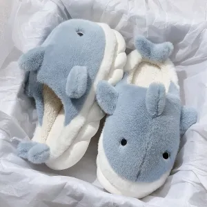 Fluffy Shark Slippers