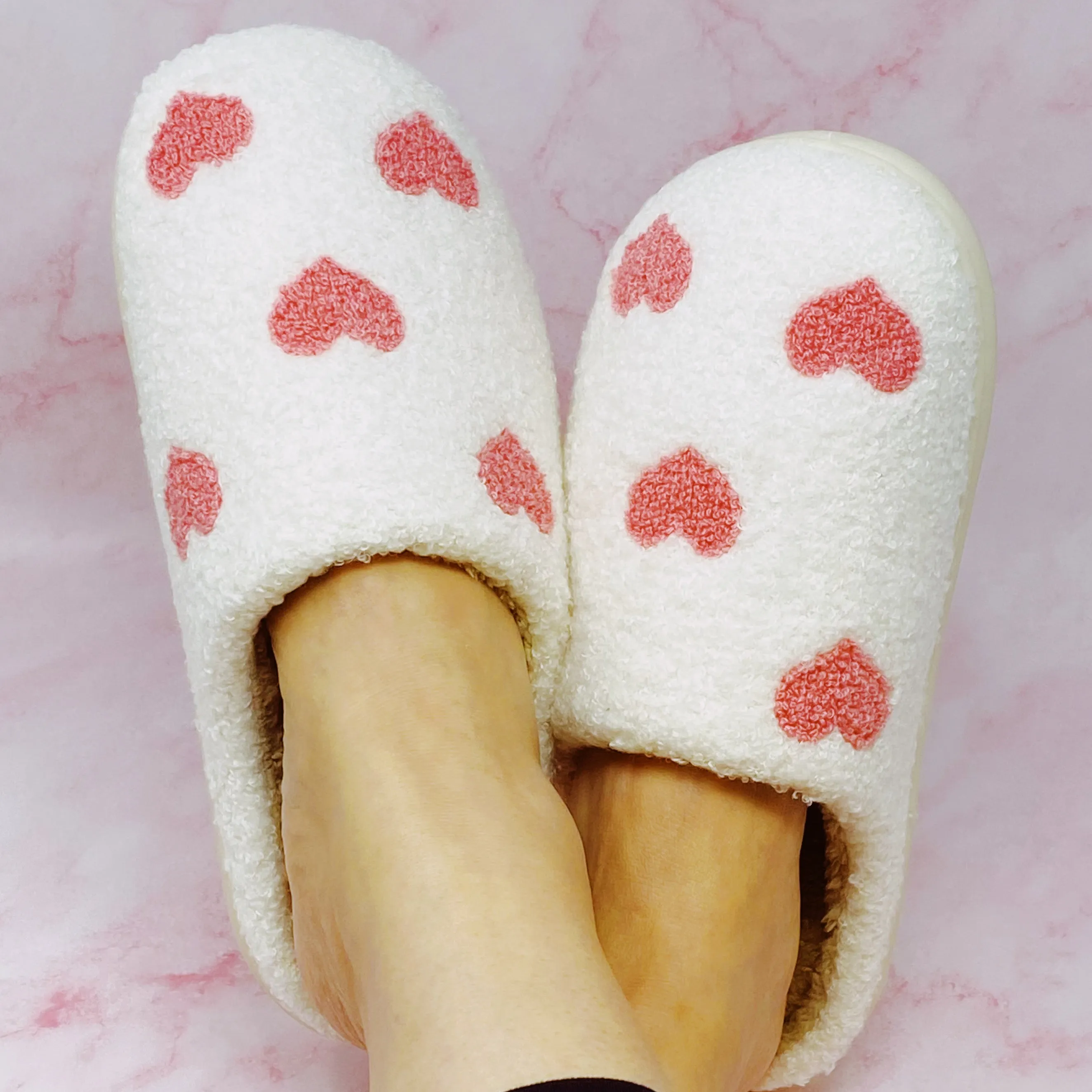 Heart Full Cozy Lounge Slippers