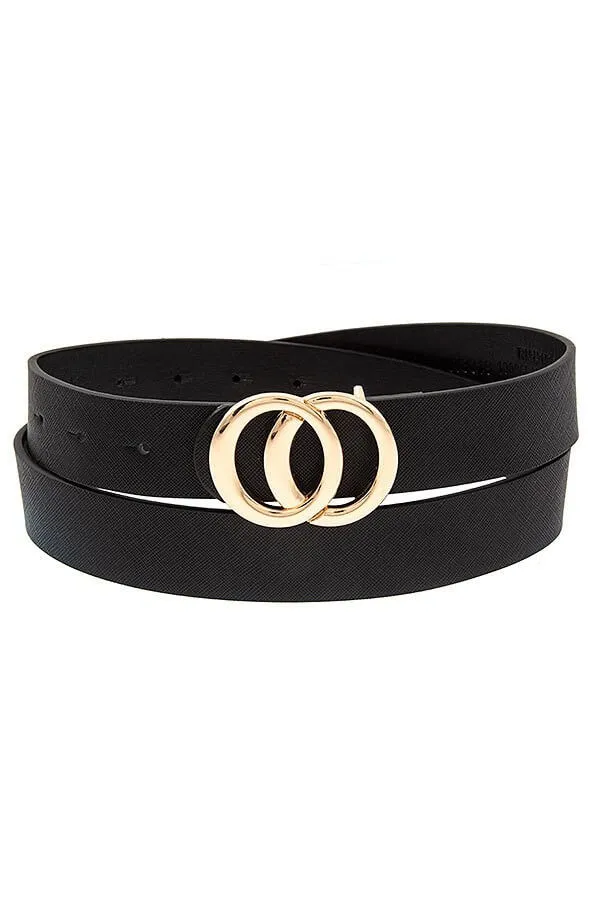 Infinity Circle Buckle Fashion Belt