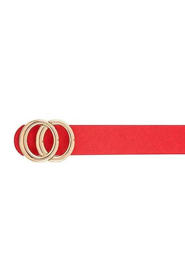 Infinity Circle Buckle Fashion Belt