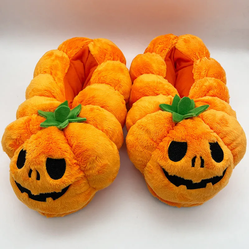 Jack-o'-Lounge Slippers | Spooky Halloweem Slippers