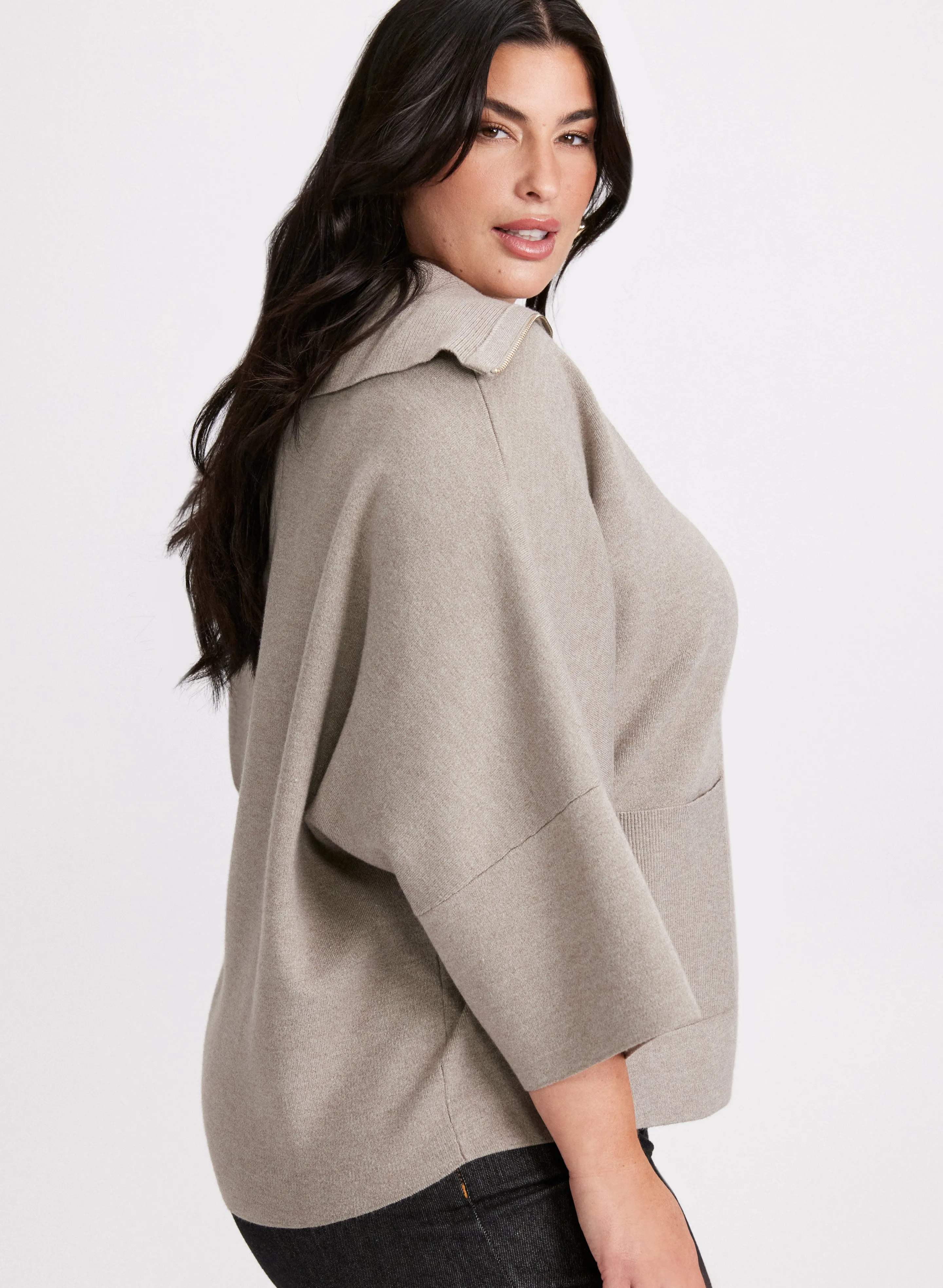 Joseph Ribkoff - Split Neck Sweater