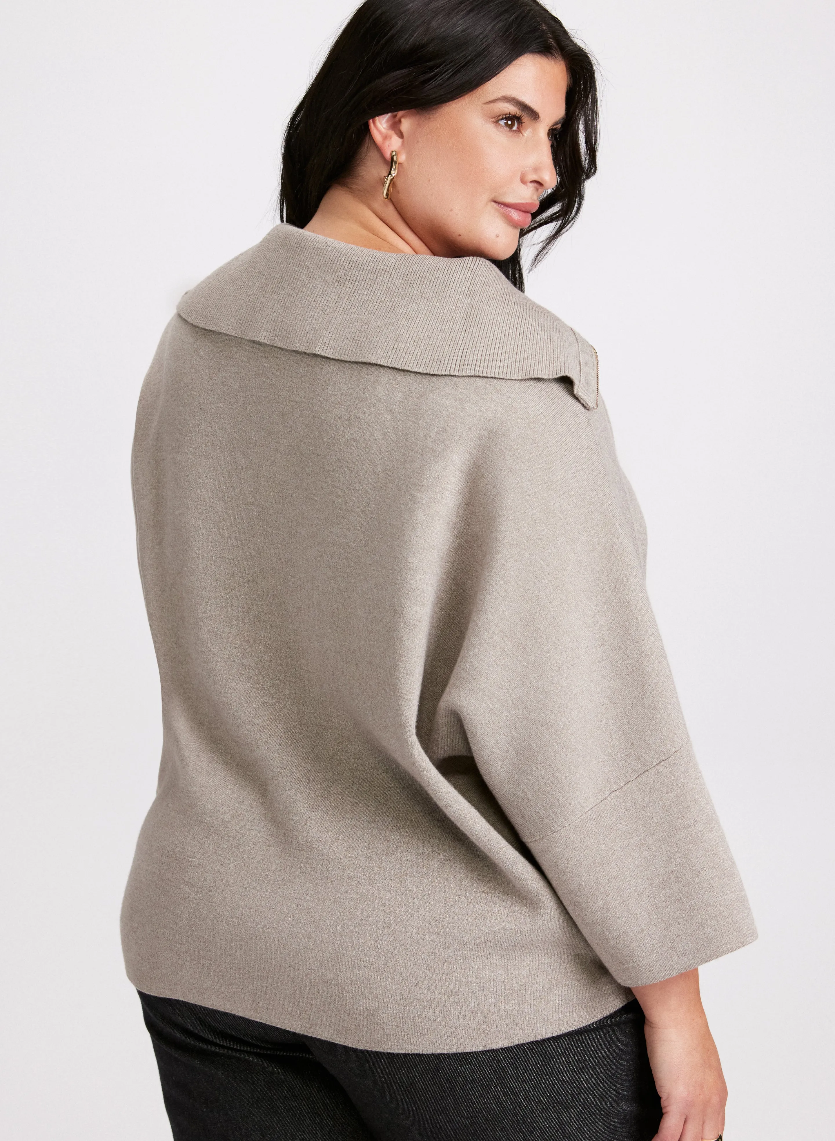 Joseph Ribkoff - Split Neck Sweater