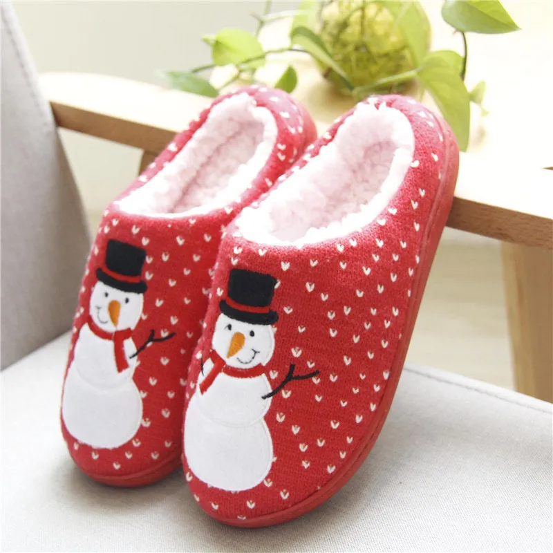 Kawaii Snowman Warm Indoor Slippers