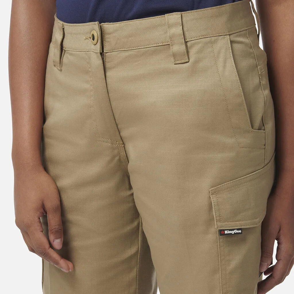 King Gee Women's Workcool 2 Lightweight Cargo Shorts (K47000)