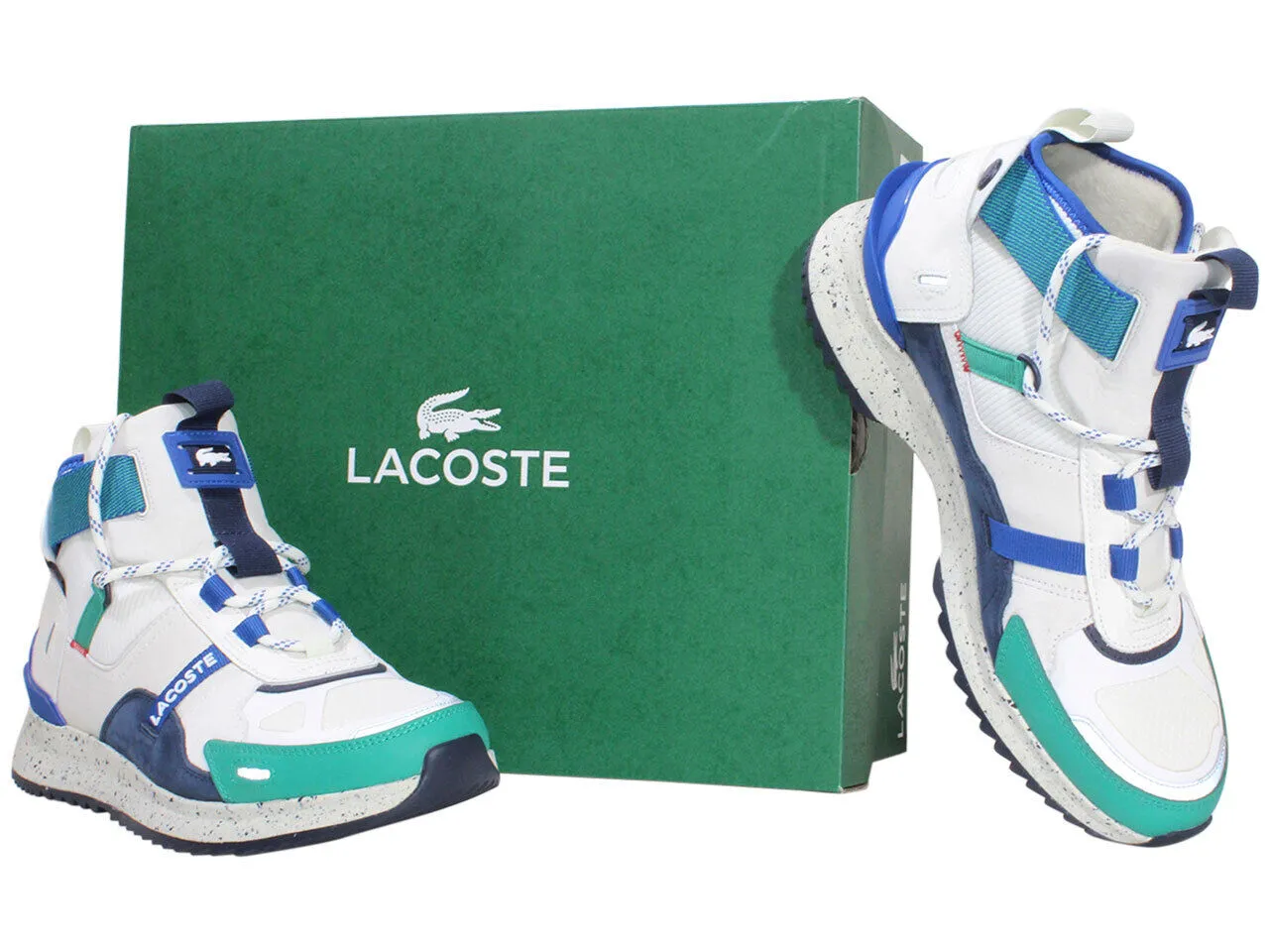 Lacoste Run Breaker Outdoor Men's Shoes Off White Green