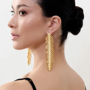 Large Plume Earring