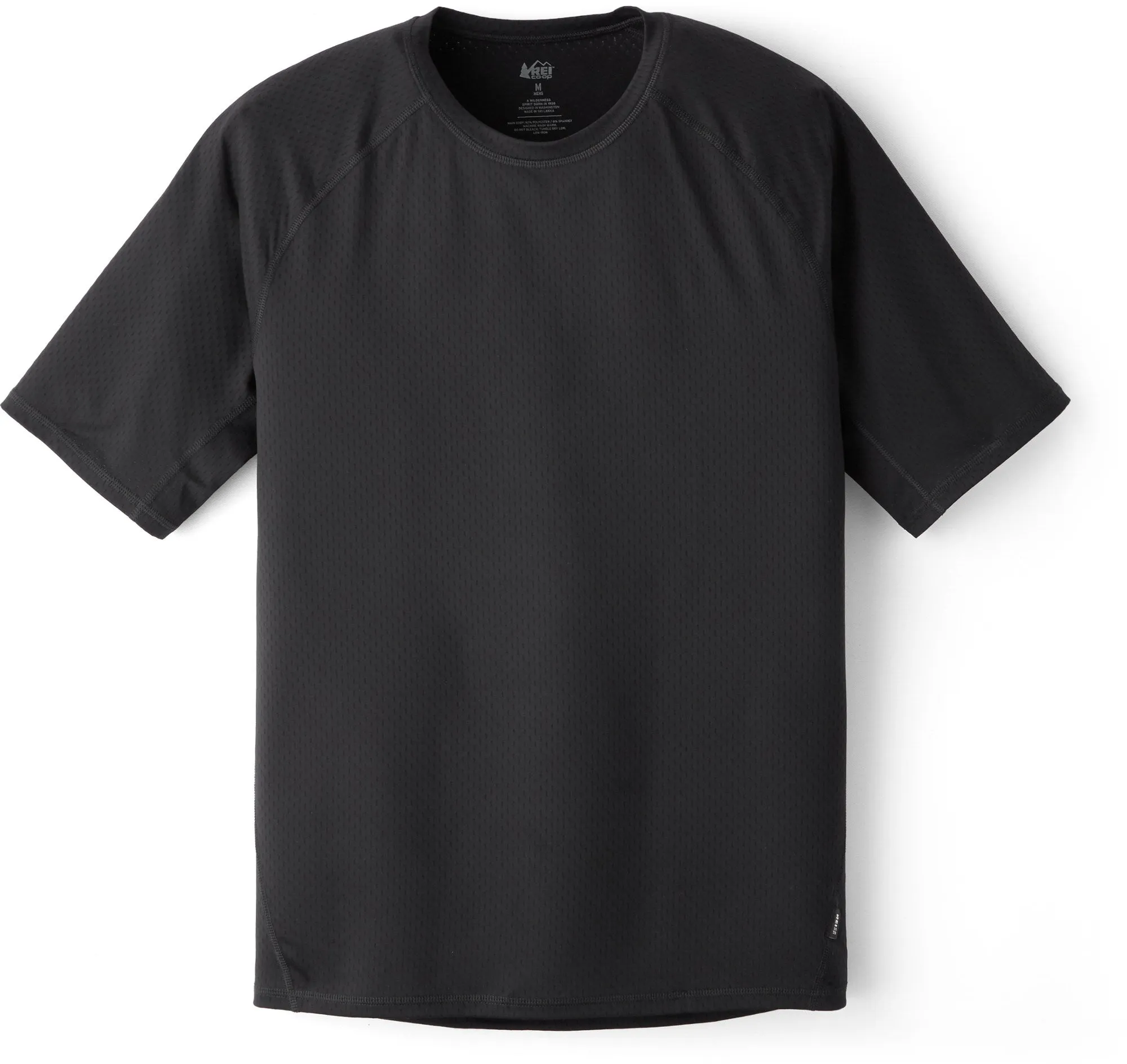 Lightweight Basic Crew Top - Men's REI Co-op, Black