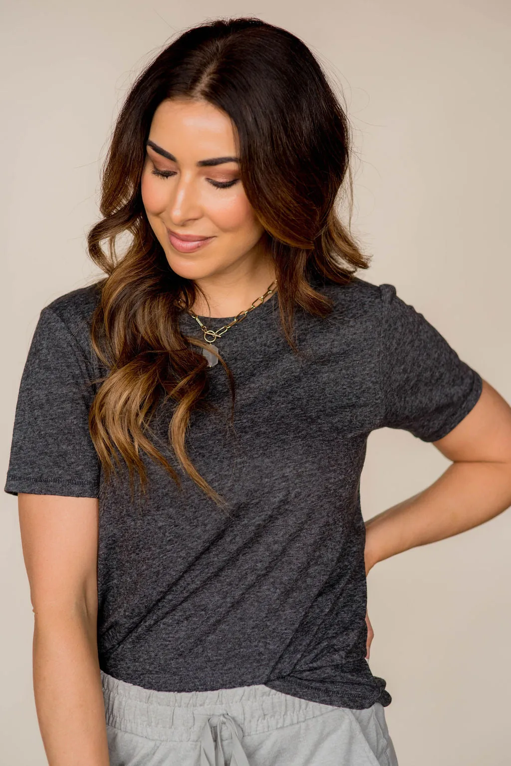 Lightweight Heathered Tee