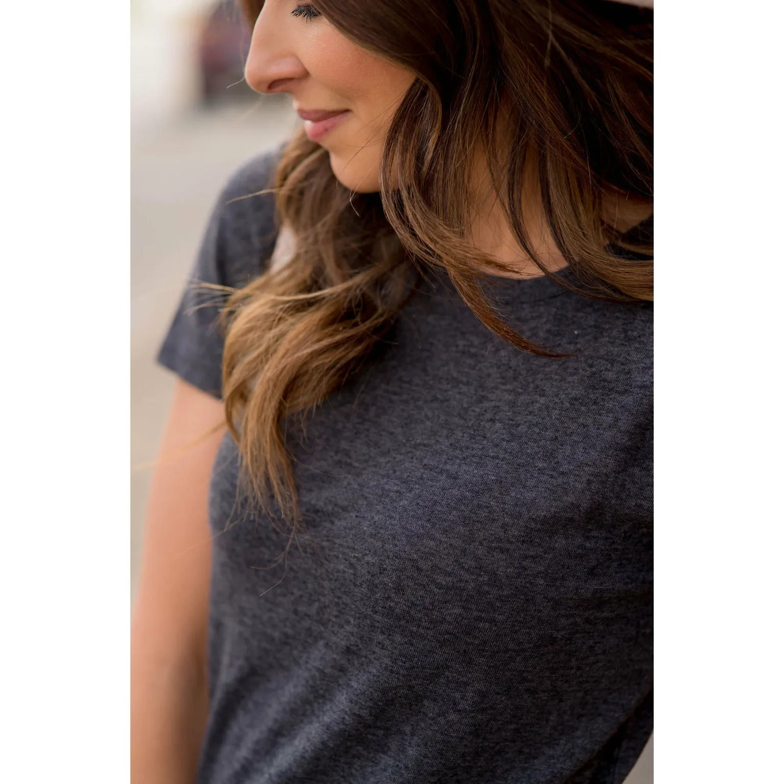 Lightweight Heathered Tee