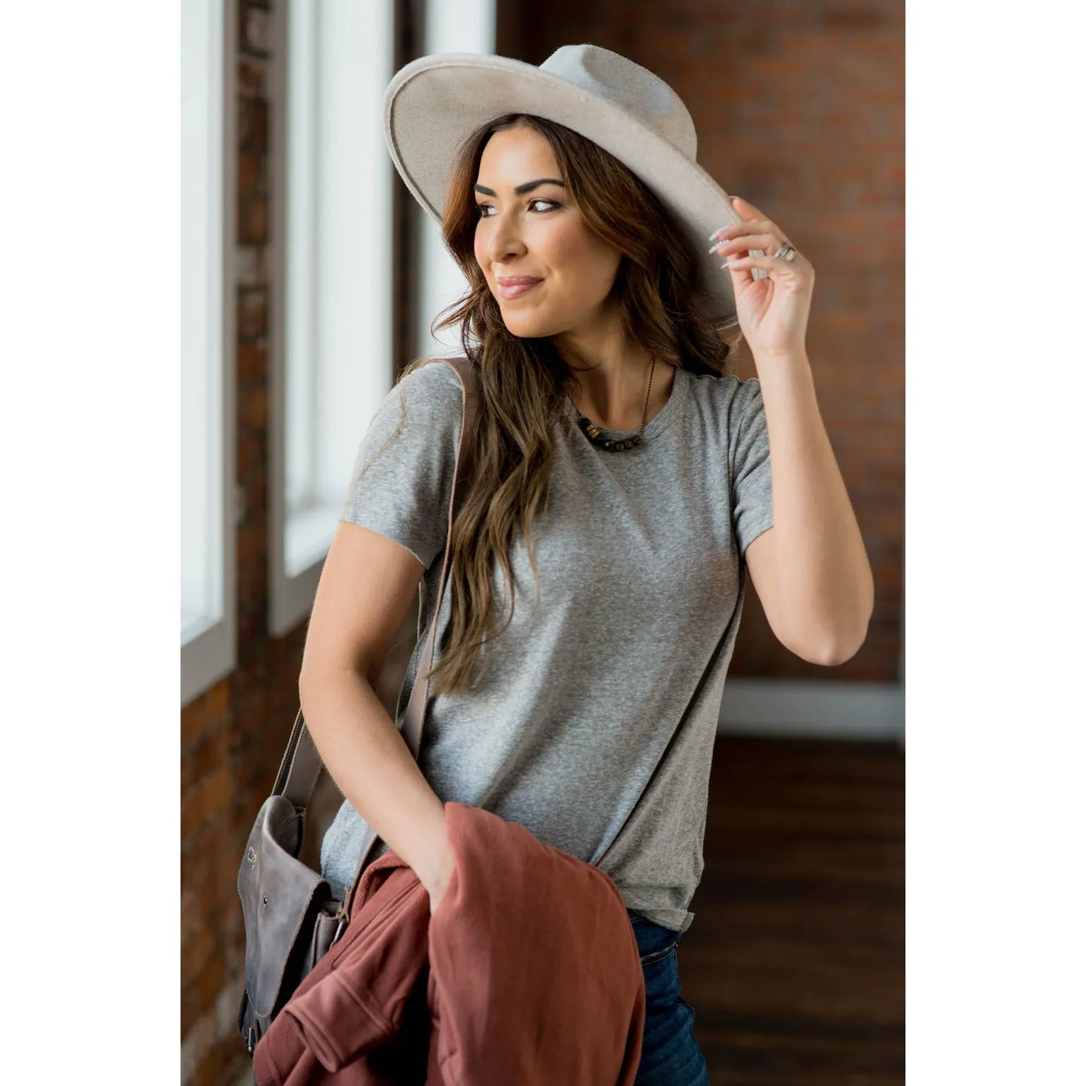 Lightweight Heathered Tee