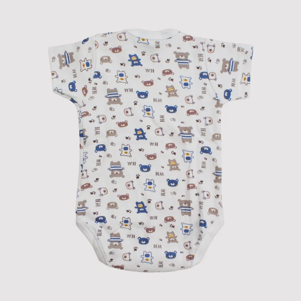 Little Bears Short-Sleeved Underwear Bodysuit