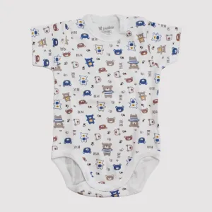 Little Bears Short-Sleeved Underwear Bodysuit