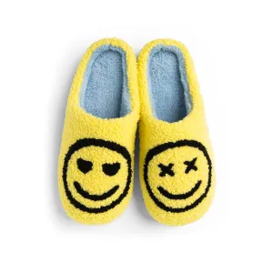 Lounge Out Loud Love Me Or Hate Me Super Fuzzy Slipper Slides