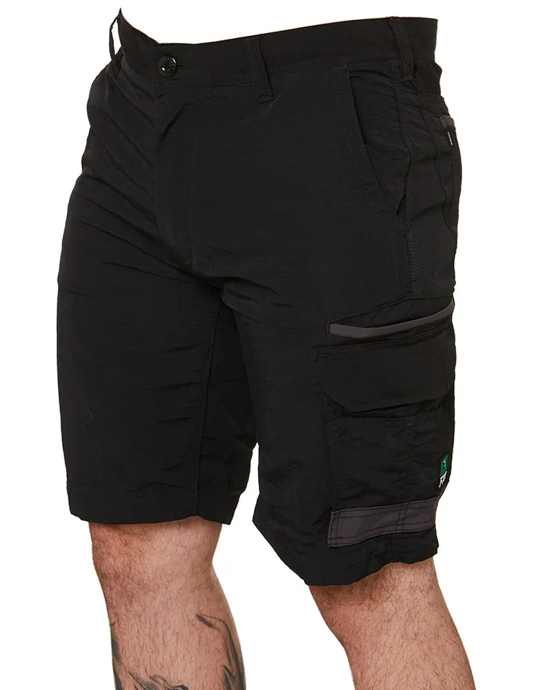 LS-1 Lightweight Cargo Work Shorts - Black