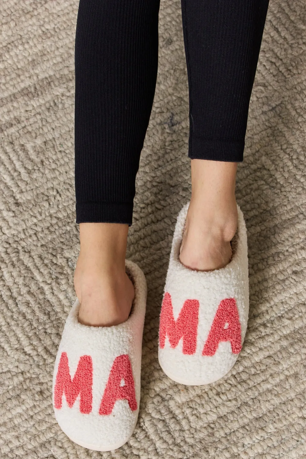 Melody MAMA Pattern Cozy Slippers