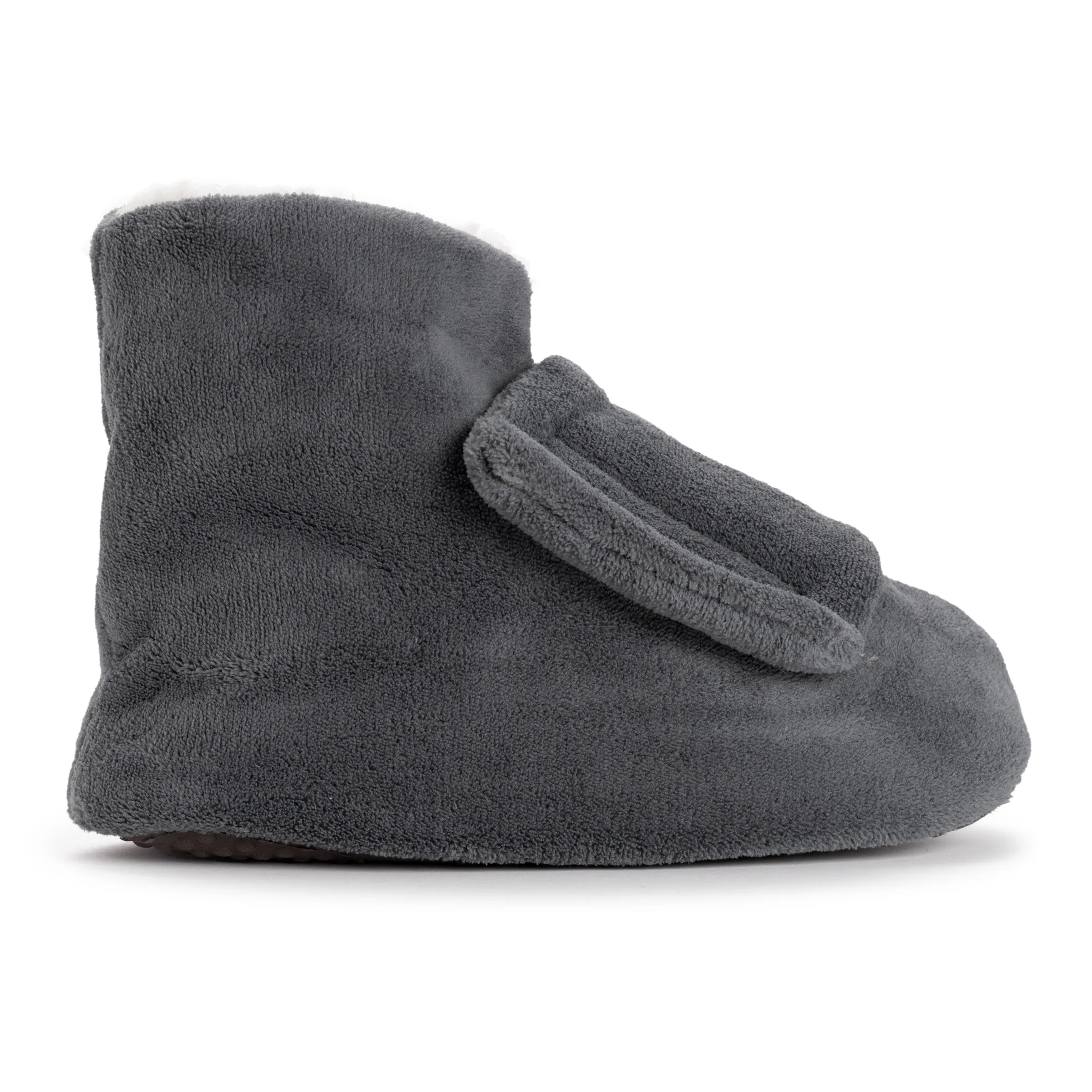 Men's Adjustable Shearling Bootie Slippers