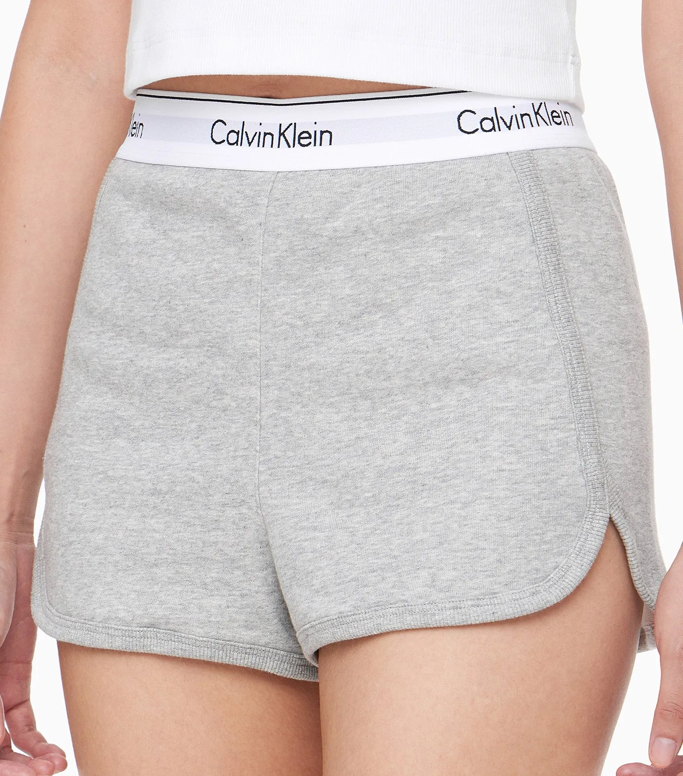 Modern Cotton Sleep Shorts Gray